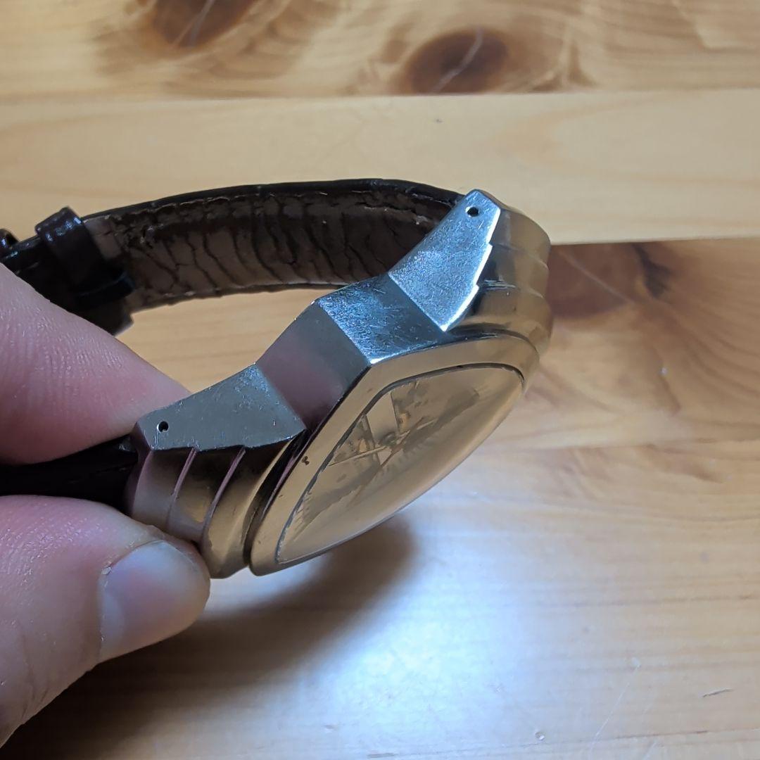 Hamilton ベンチュラスケルトン自動巻き時計 シルバー、箱無し