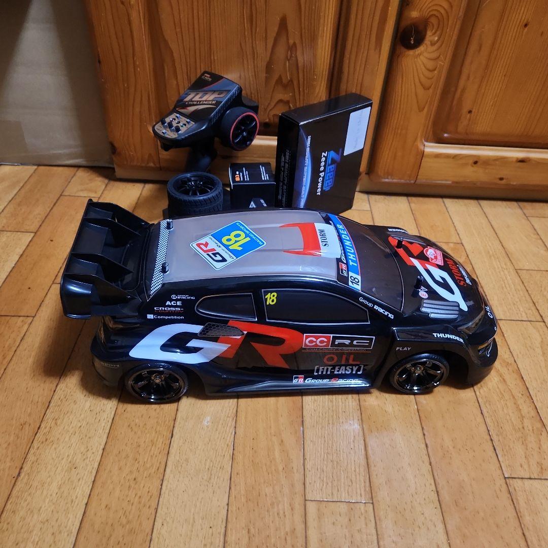 タミヤ ドリフト ラジコン フルセット　TT02 黒　ラリー　ボディ　　tt01