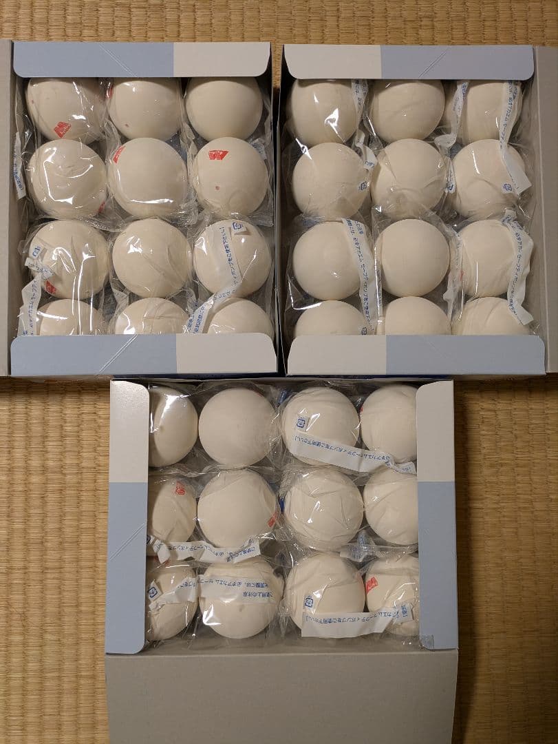 ソフトテニスボール公認球（アカエム白色）新品未使用３ダース アカエム 公認球 3ダース お得❗️新古赤M公認球3ダース
