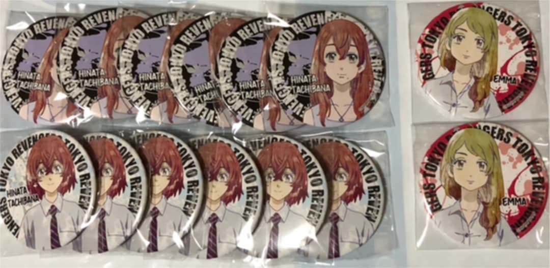 東京リベンジャーズ あたりツキ アクスタ 場地 ドラケン 缶バッジ 当たりくじ
