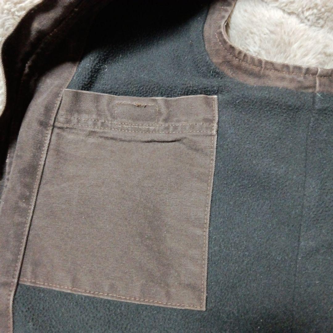 Carhartt フード付きベスト S ブラウン