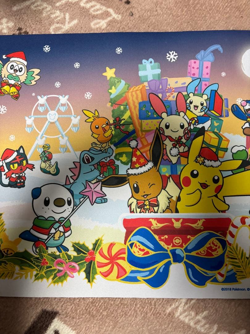 韓国限定　ポケモン　ウィンターかーニバル　マット　公式