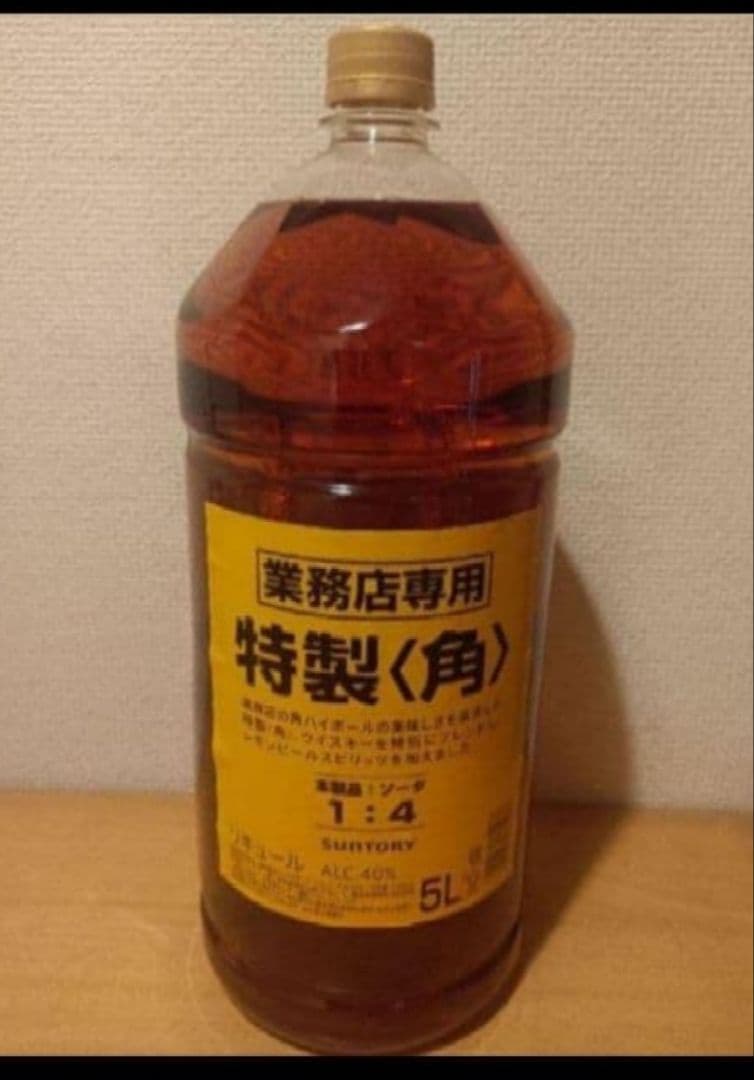 ⭐️早い者勝ち⭐️特製〈角〉ウイスキー 5L 40% - メルカリ