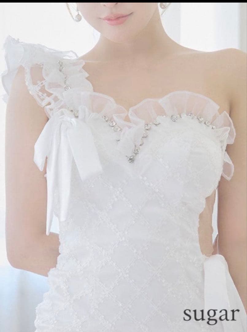 【売り切り価格】ジュエリー×リボンタイトミニキャバドレス fm2160