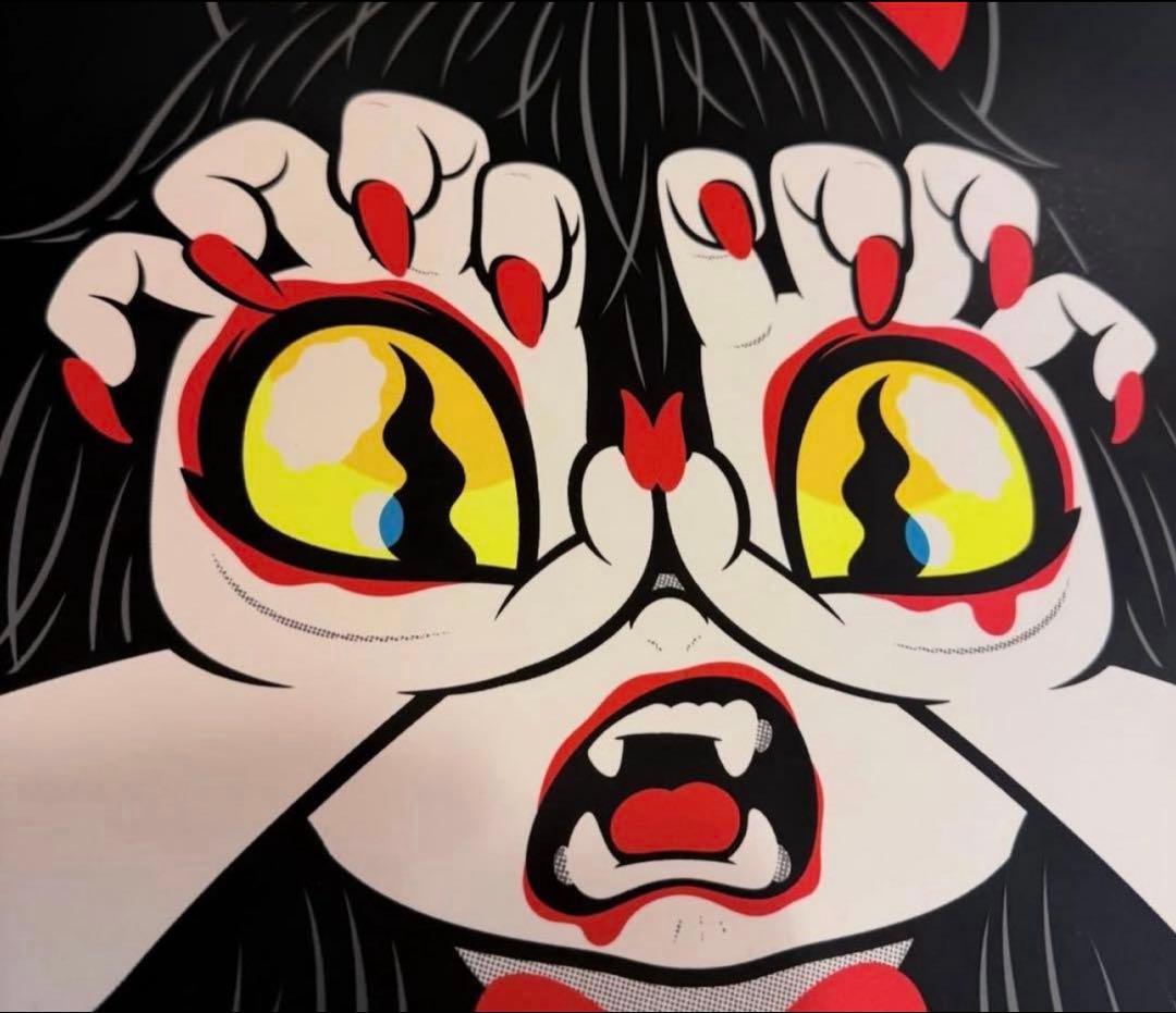 GRAPE BRAIN 戦慄！にぎるちゃん シルクスクリーンポスター - メルカリ