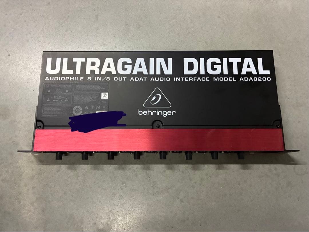 か*ず様 Behringer ADA8200 オーディオインターフェイス BEHRINGER ADA8200 ULTRAGAIN DIGITAL ADATインターフェース搭載 8ch