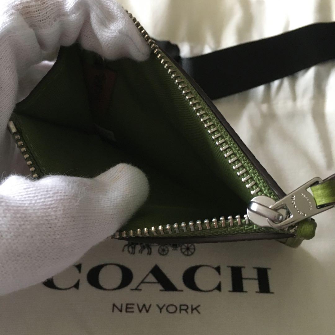 新品　コーチ COACH 定価15,400円 レザー スキニー ID 財布