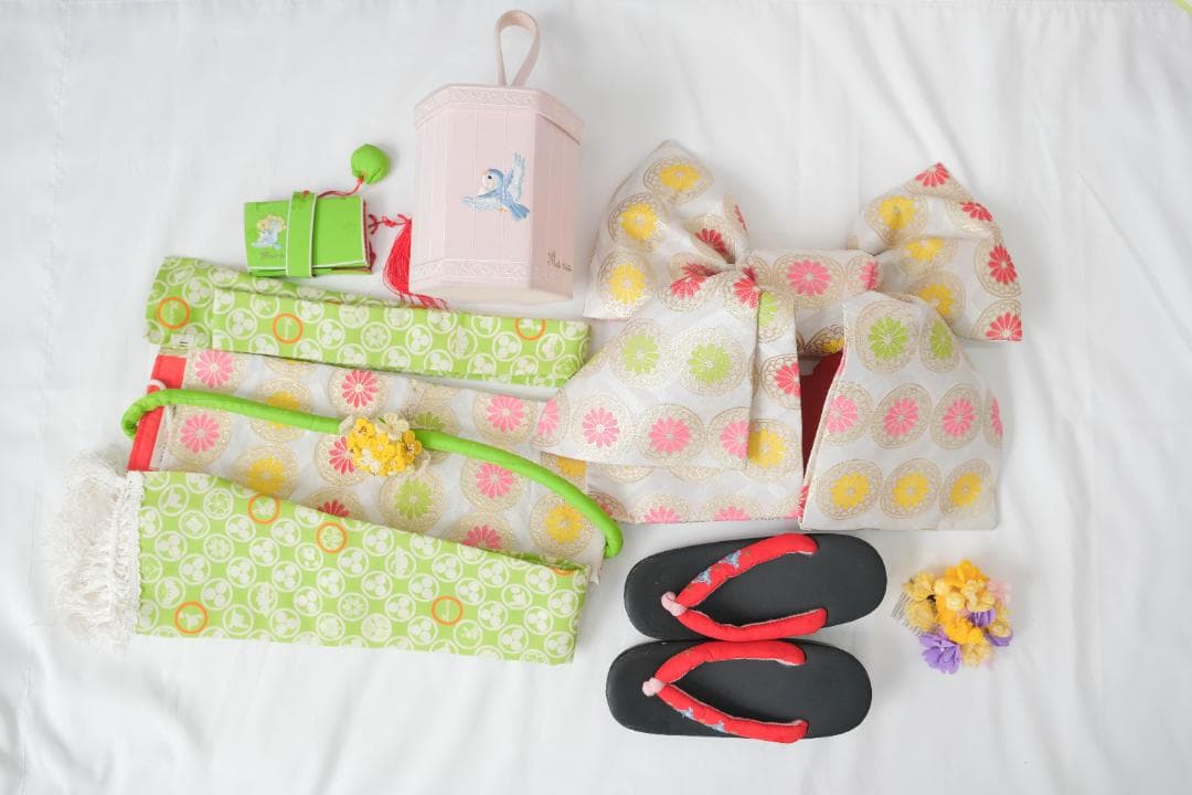 70. 七五三 7歳女の子着物セット 花柄