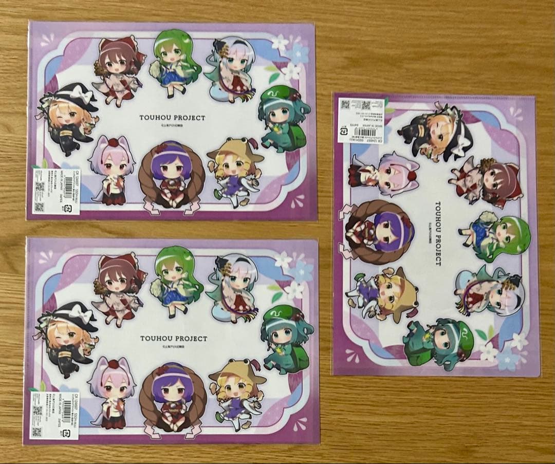 東方project POP UP SHOP 夏越の祓 クリアファイル セット