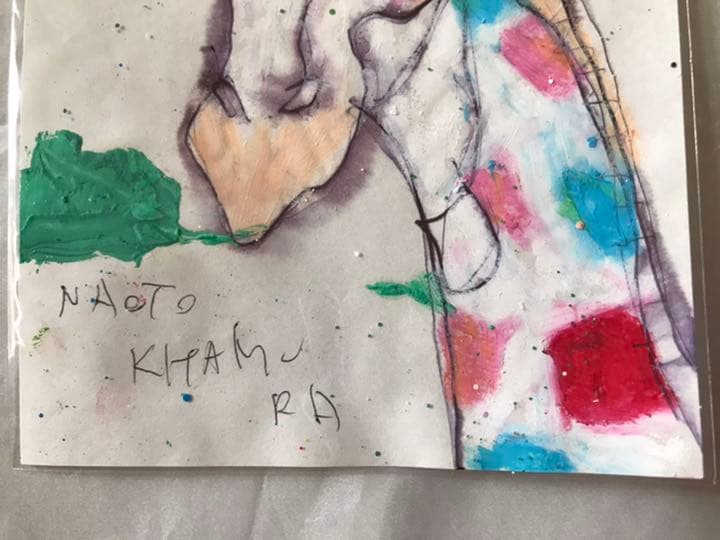 北村直登 セール キタムラナオト 原画 キリン③ 北村直登 キタムラ