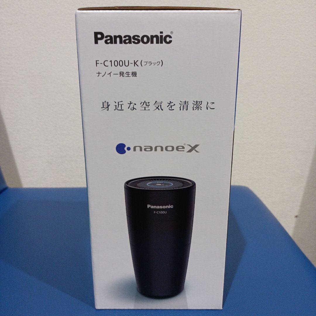 Panasonic ナノイー発生器 車載用 クロームブラック f-c100k-k