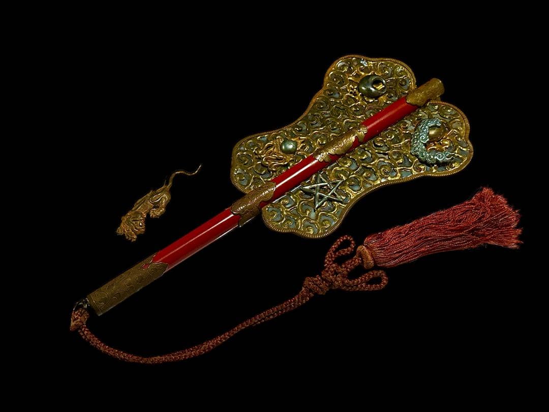 軍配団扇 時代金工 飾り金具 彫金 金属工芸