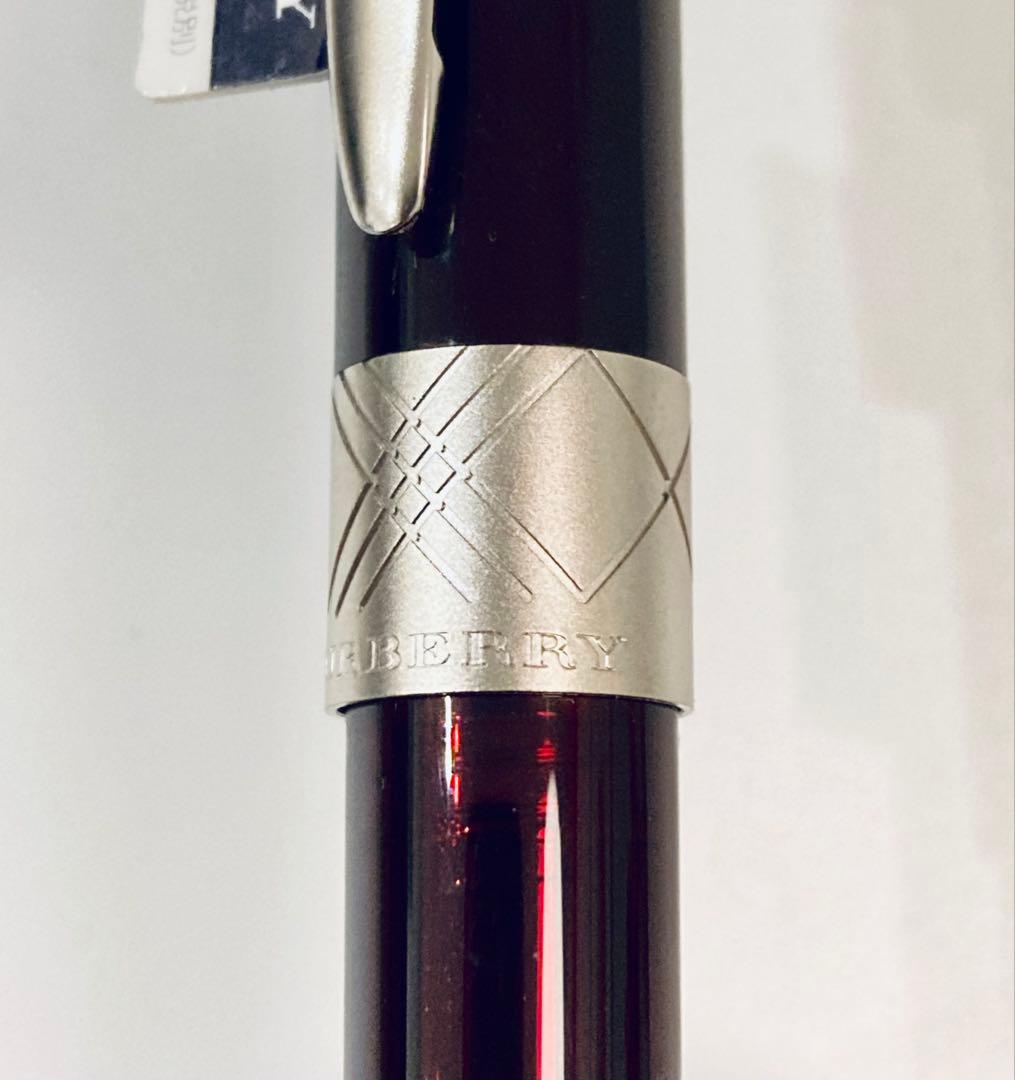 定価10,000円◆バーバリー 高級ボールペン BURBERRY 茶軸 ブラウン