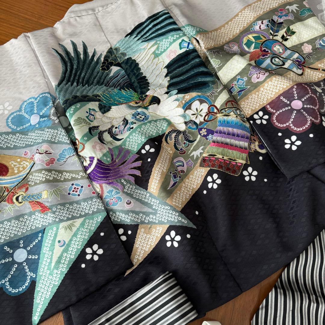 【美品】3歳〜5歳男の子用 七五三羽織袴セット