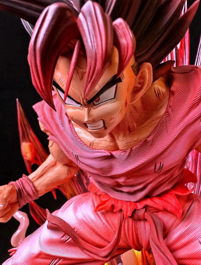 ドラゴンボール 界王拳 孫悟空 1/4 樹脂 彫刻フィギュア