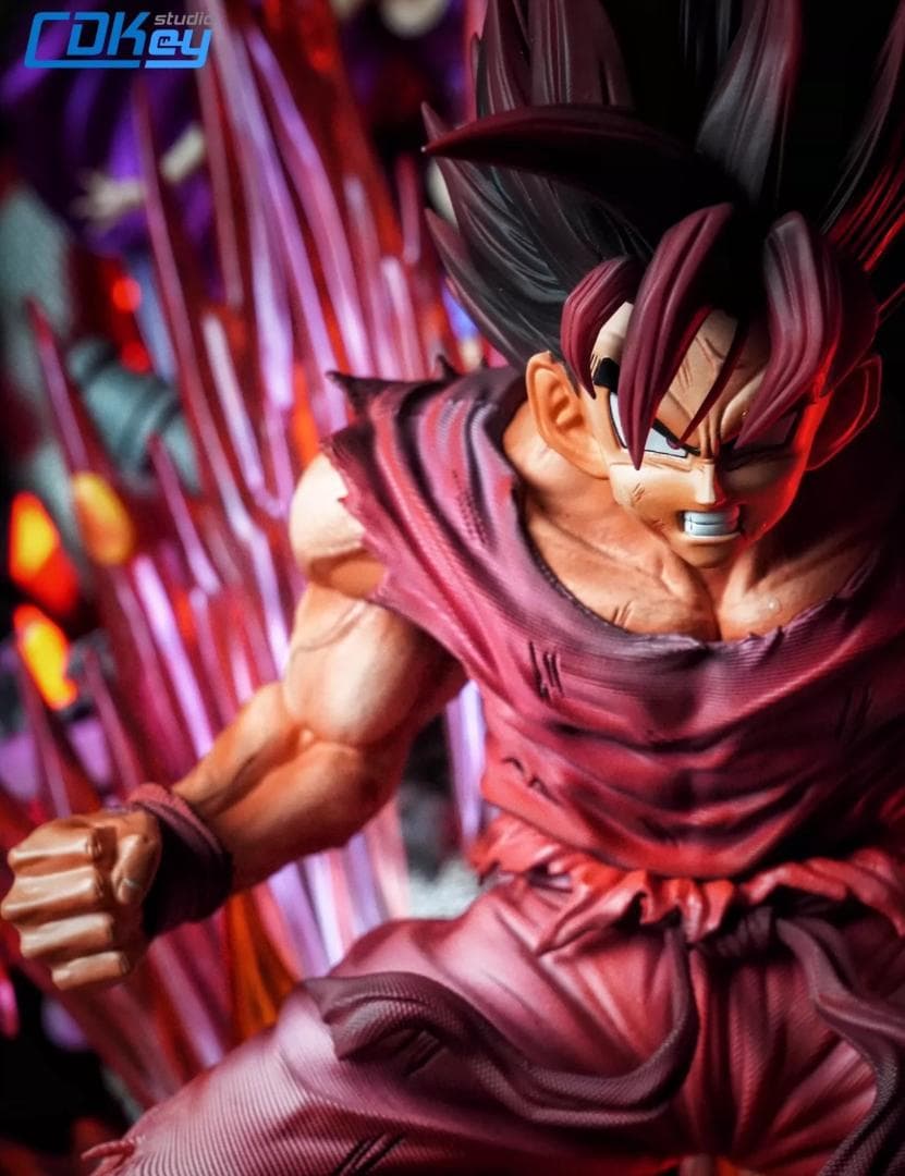 ドラゴンボール 界王拳 孫悟空 1/4 樹脂 彫刻フィギュア