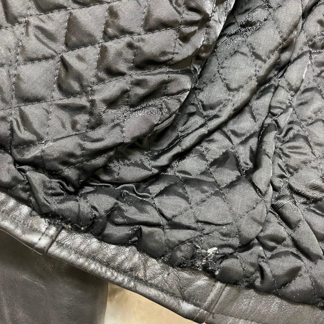 ハーレーダビッドソン 裏地キルティング 本革 肉厚 レザージャケット