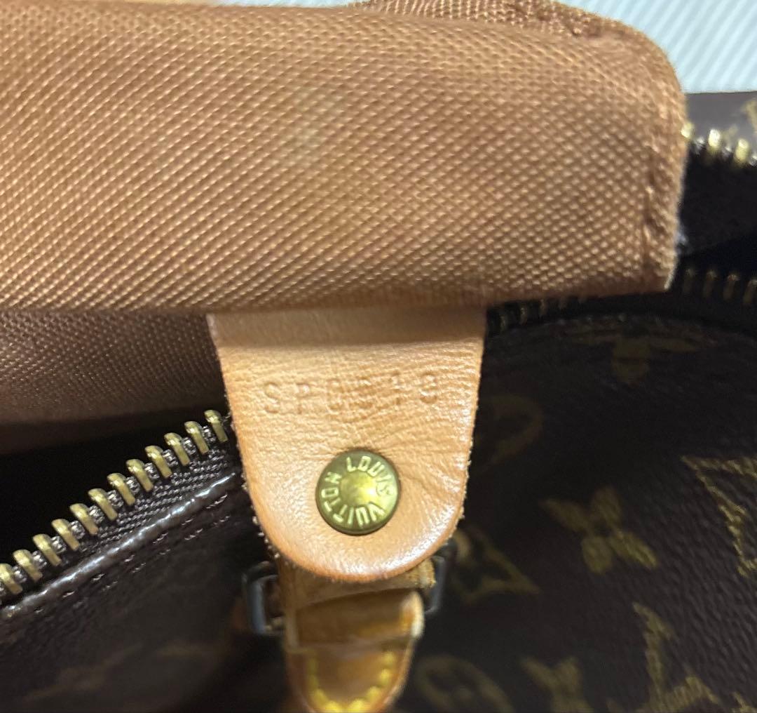 ルイヴィトン モノグラム ス ピーディ 30 南京錠・鍵2本付