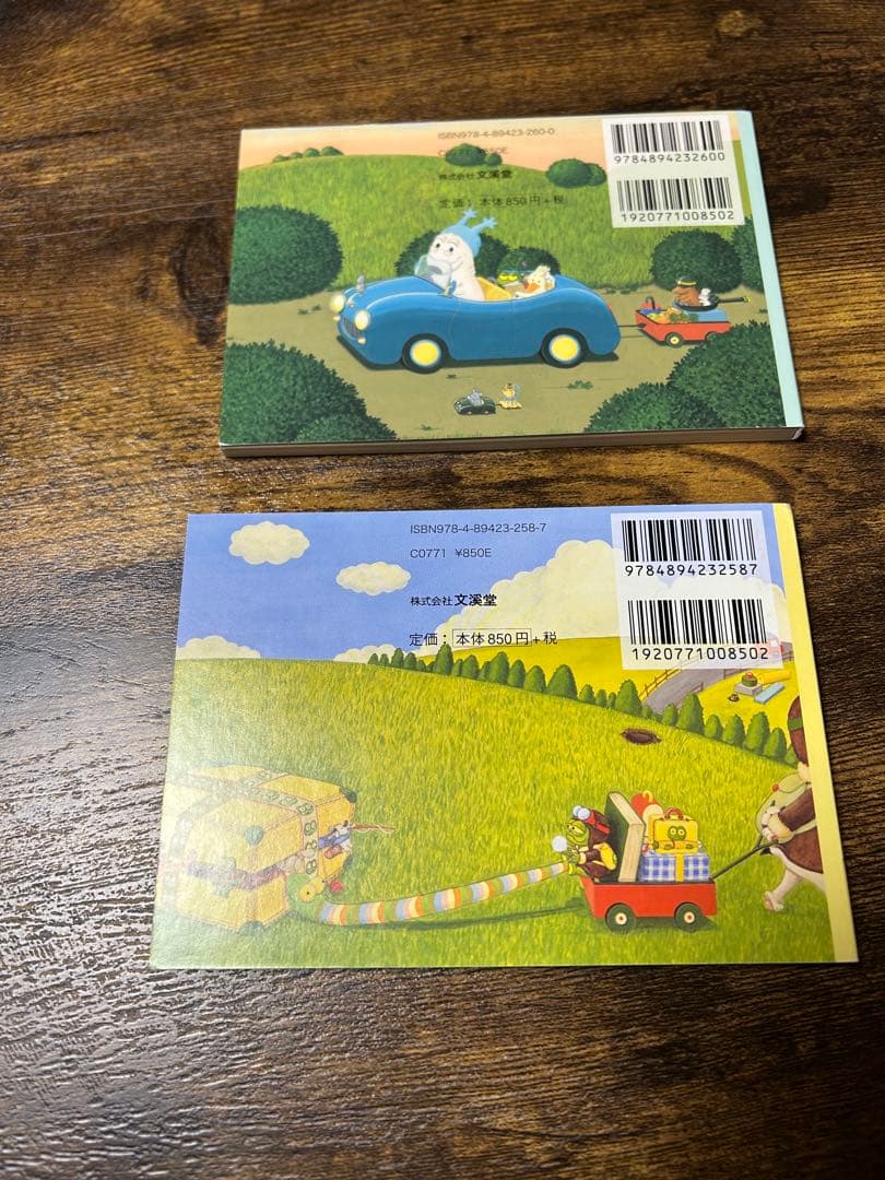 バムとケロトランプピンバッチ絵葉書4点セット