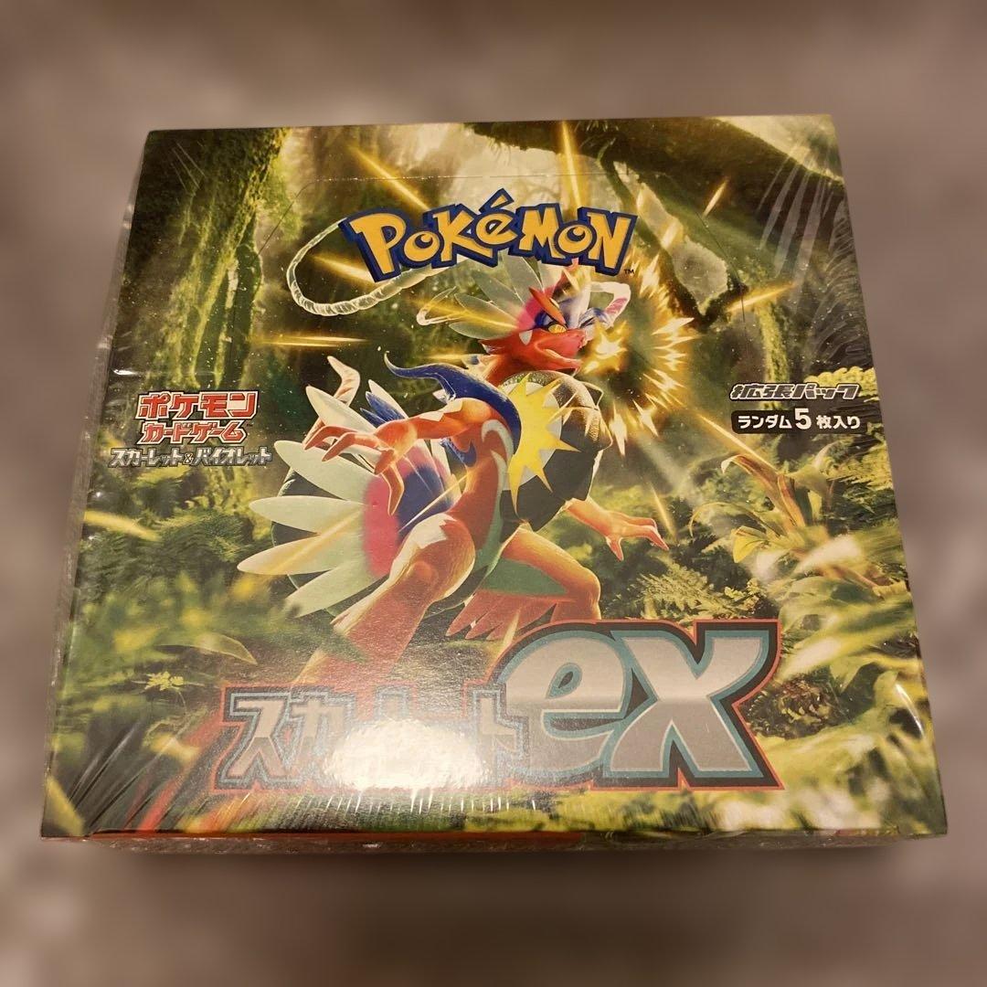 ポケモンカードゲーム スカーレットexシュリンク付き未開封ボックス