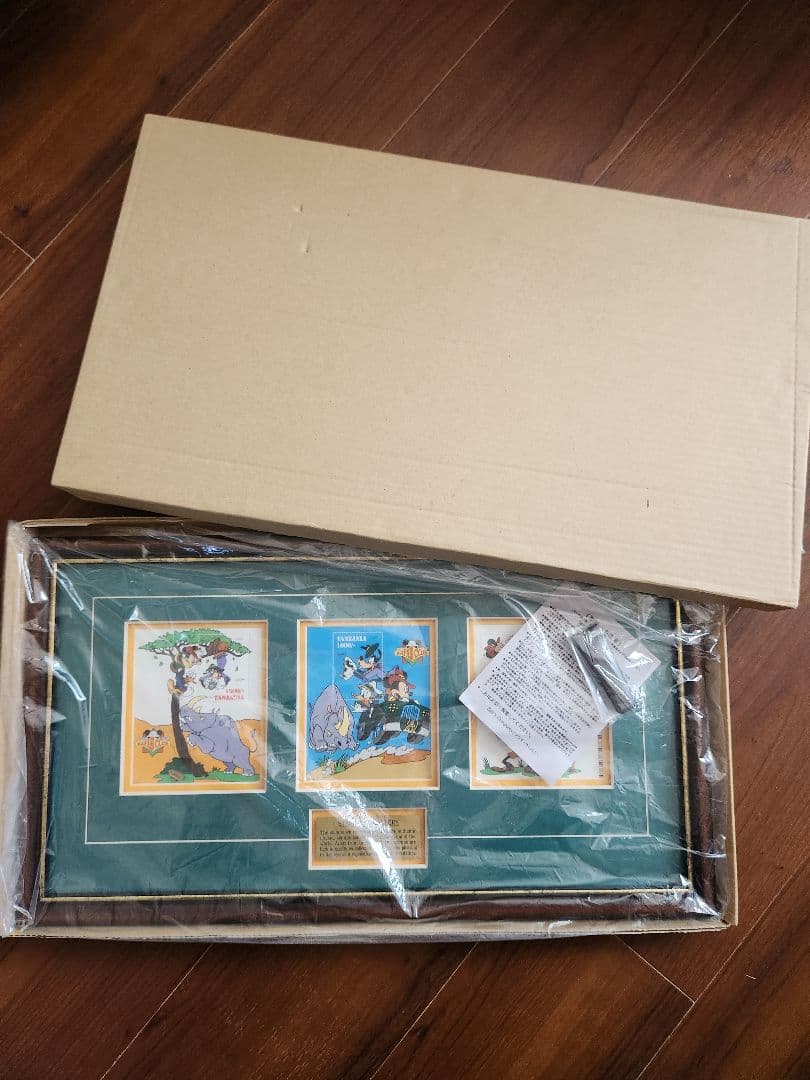 Disney Safari Club スタンプコレクション タンザニア 額裝