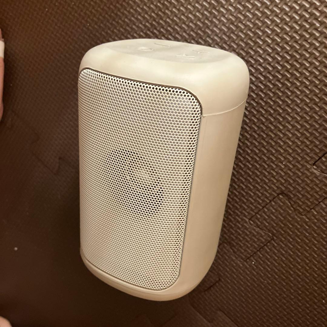 Bluetoothスピーカー ベージュ ワイヤレススピーカー - メルカリ