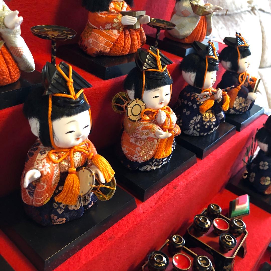 ★ブルートパーズ★　ひな人形　七段飾り　勇宝作