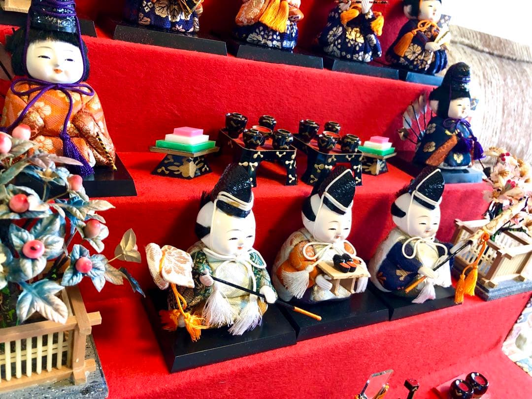 ★ブルートパーズ★　ひな人形　七段飾り　勇宝作