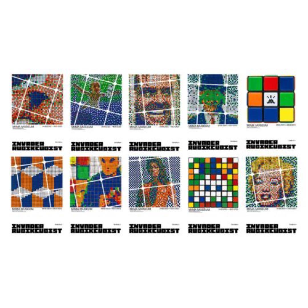 2022 インベーダー invader RUBIKCUBIST ポスター選択可能