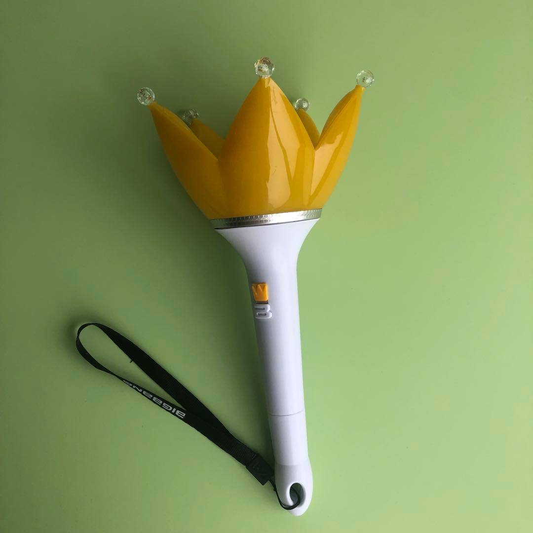 BIG BANG 公式応援 ペンライト 王冠型 イエロー ケース付き BIGBANG