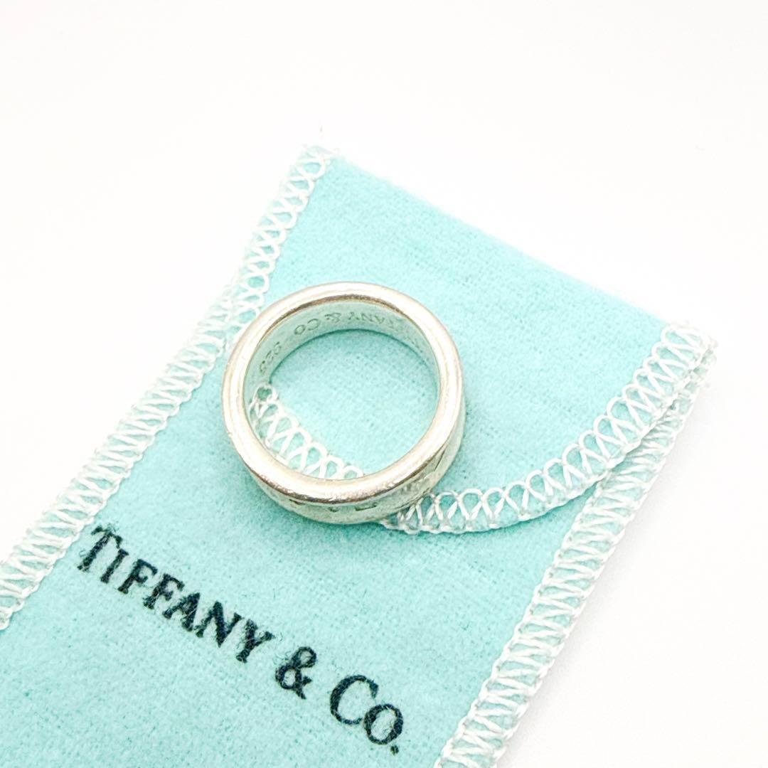 2736-3 保存箱付き人気✨Tiffany ナローリング　指輪　　12号