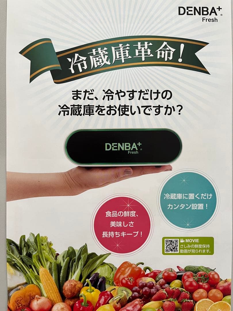 未開封 DENBA fresh デンバフレッシュ 家庭用鮮度保持装置 未使用