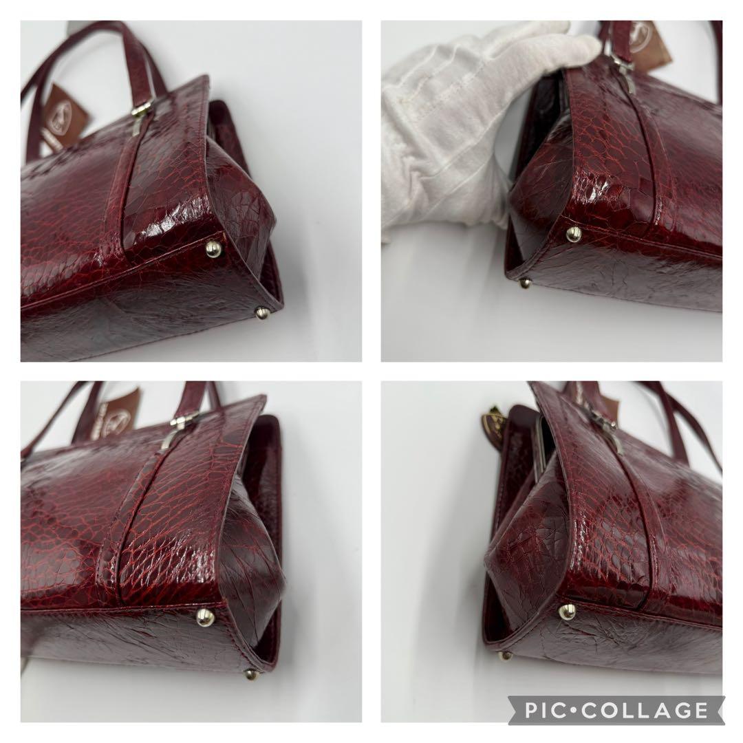 【超美品　未使用級】　激レア　JRA タートルレザー　ハンドバッグ　草履セット