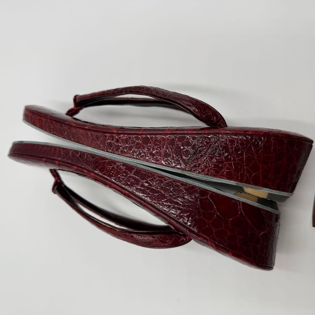 【超美品　未使用級】　激レア　JRA タートルレザー　ハンドバッグ　草履セット