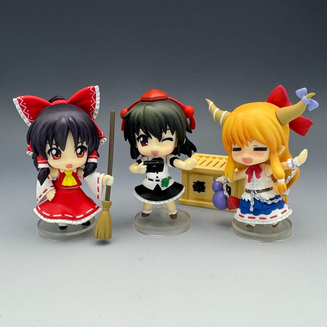 ねんどろいどぷち 東方Projectセット第一章（博麗霊夢/伊吹香/射命丸文