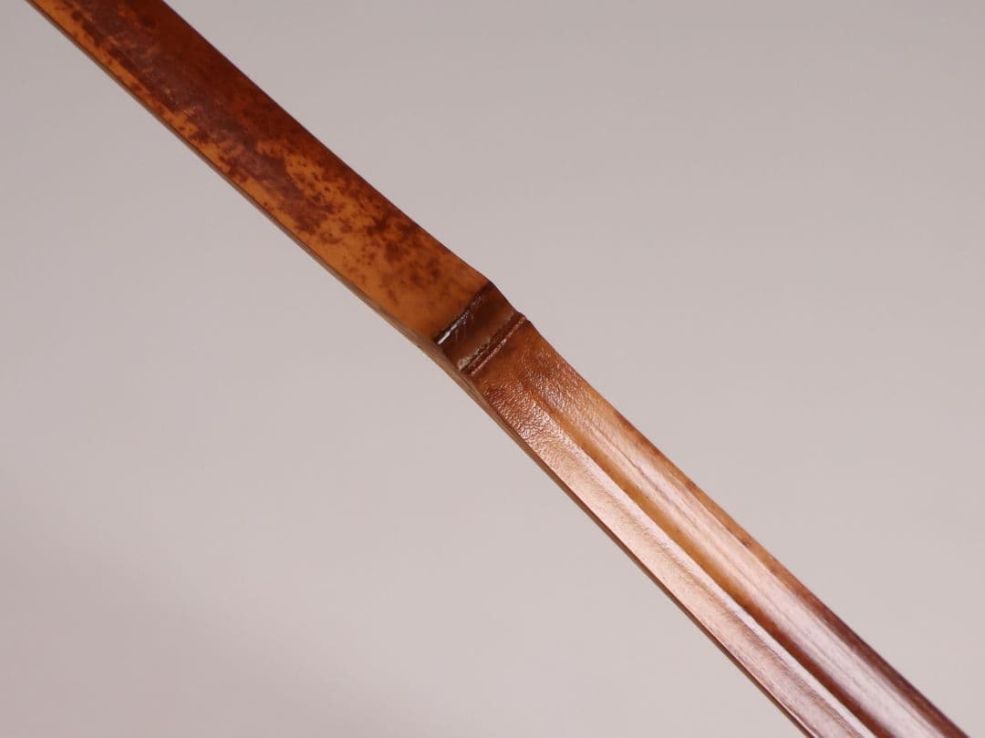 茶道具 影林宗篤作 茶杓 銘「落穂」 前大徳 福本積應書付 共筒共箱 V8691