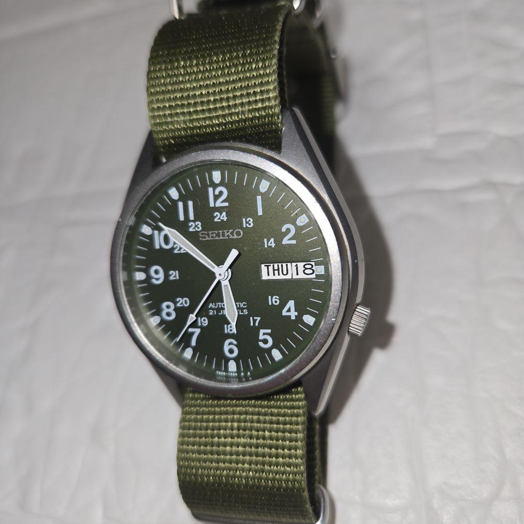 【極美品✨️】SEIKO 7S26 自動巻き ミリタリー