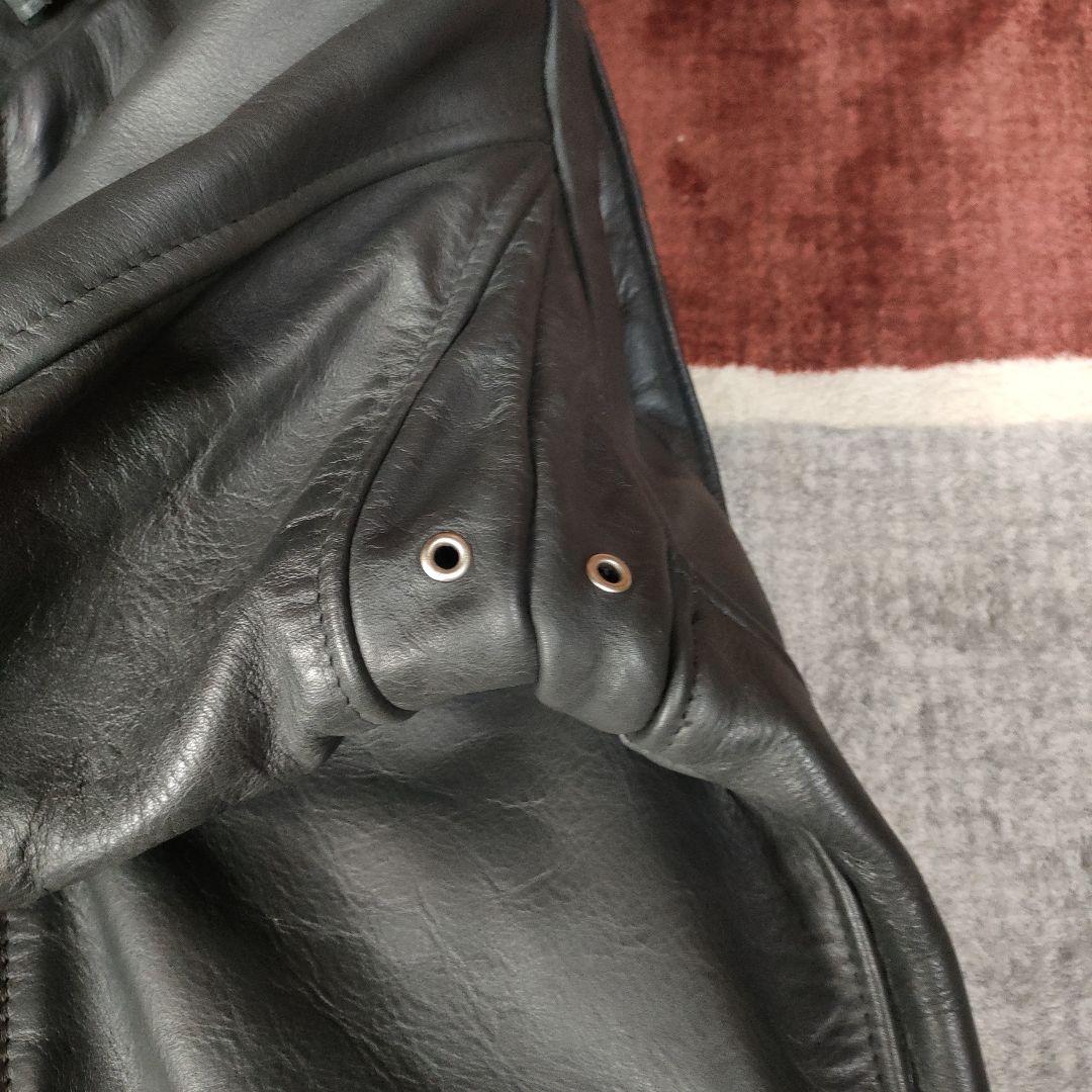 重厚な革質美品人気 Schott641 牛タグ34 ヘビーステアハイド