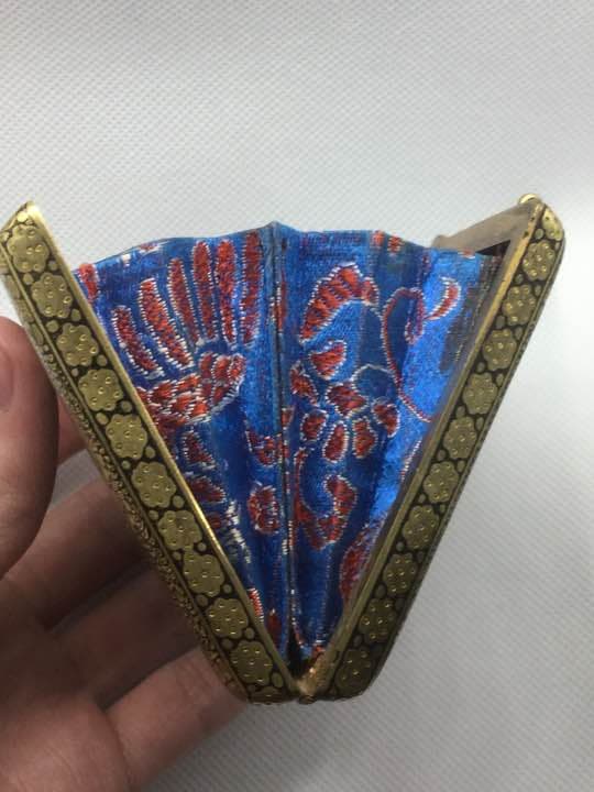 明治期 金象嵌 がま口 検索:駒井