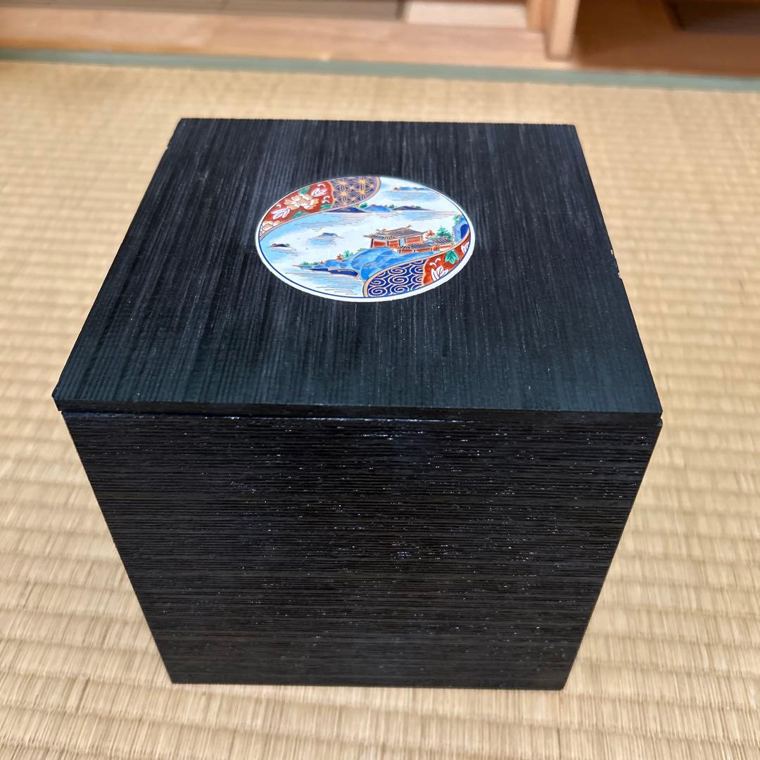 未使用】龍峰窯 雅翔三段重 陶器 重箱 お重 おひつ 木箱付き - メルカリ
