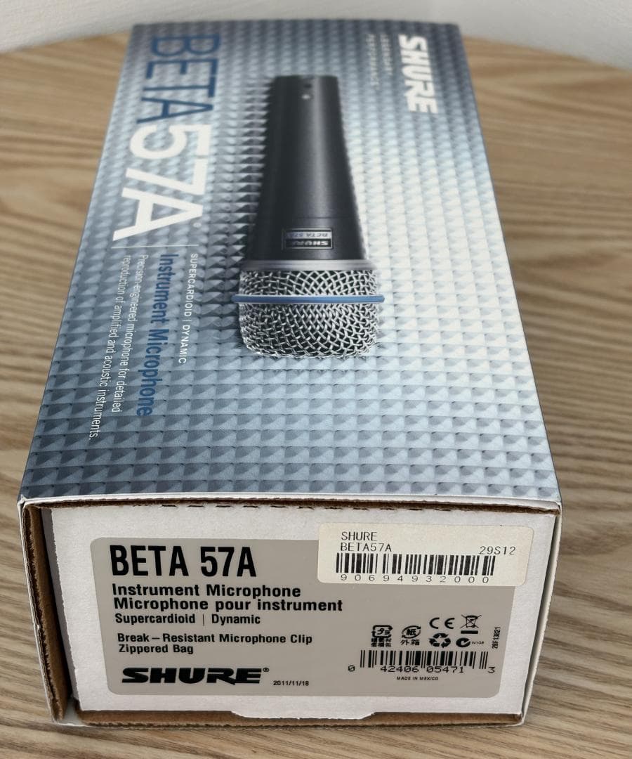 【美品】SHURE BETA 57A ダイナミックマイク 本体
