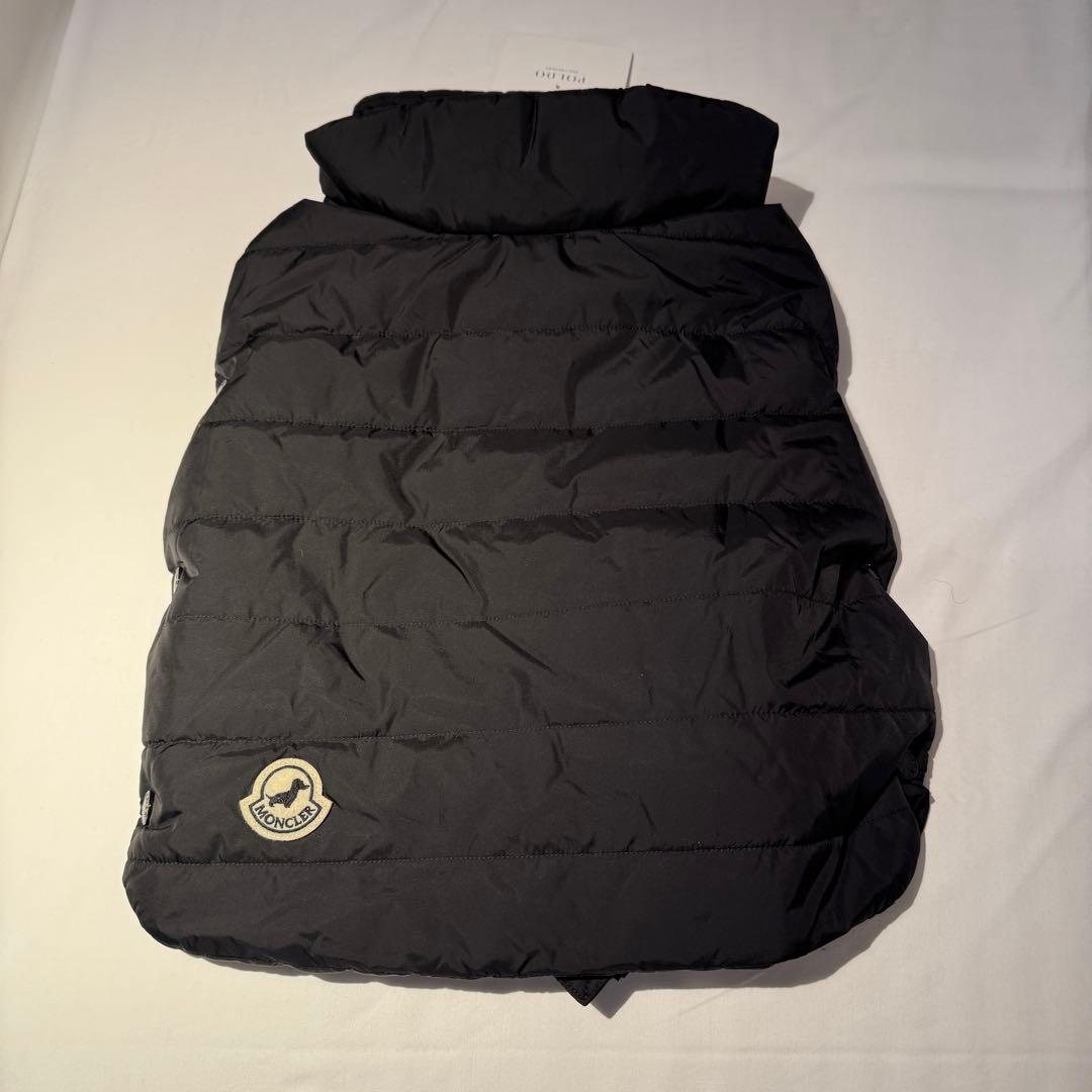 ダウンジャケット 犬 MONCLER モンクレール ブラック 黒 ドッグベスト