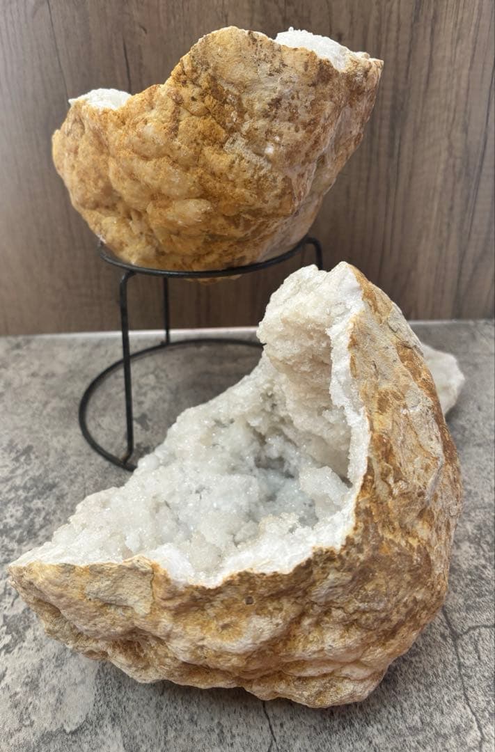 専用ページ巨大ジオード水晶ブレスレットの浄化に 台座付