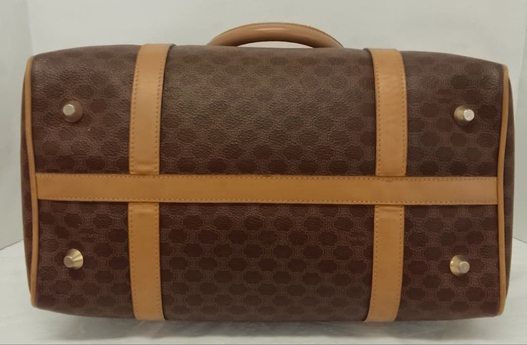 AQB12 セリーヌ マカダム ハンドバッグ トリオンフ ゴールド金具