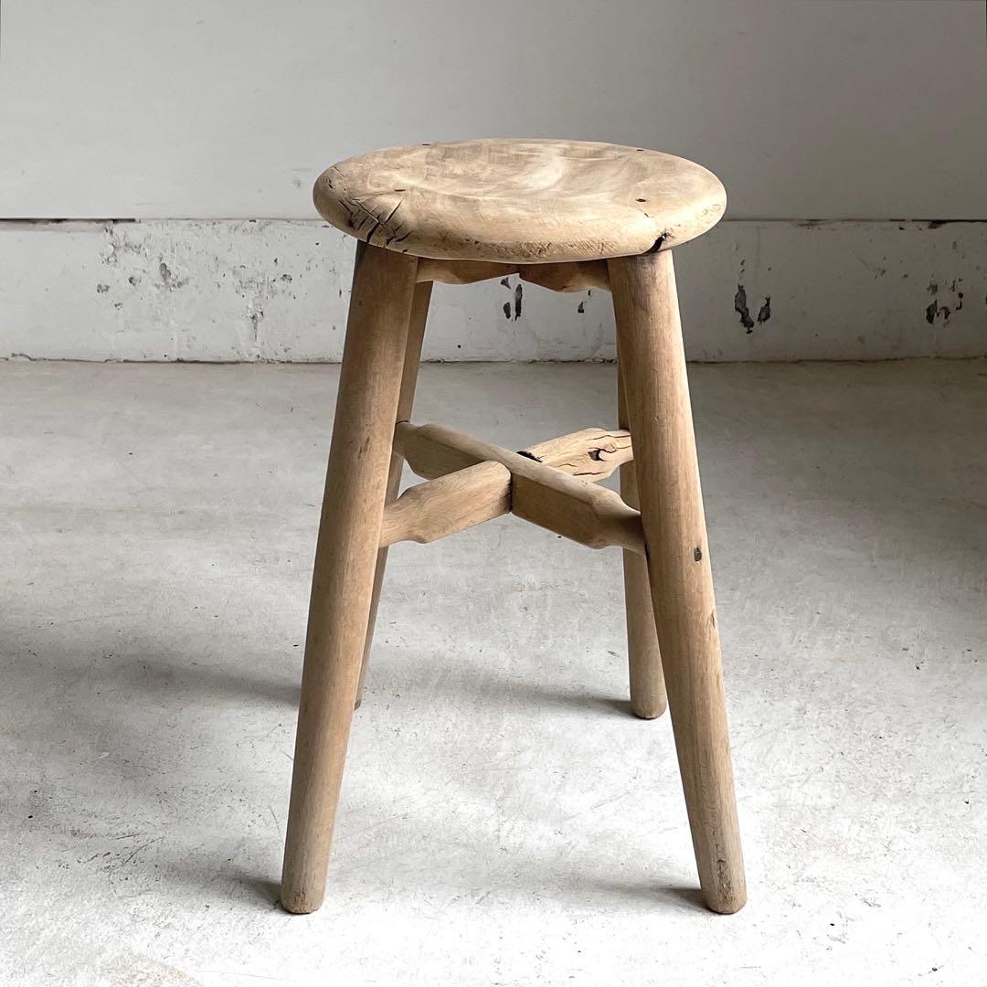 古いスツール　レトロ　丸椅子　古道具　アンティーク