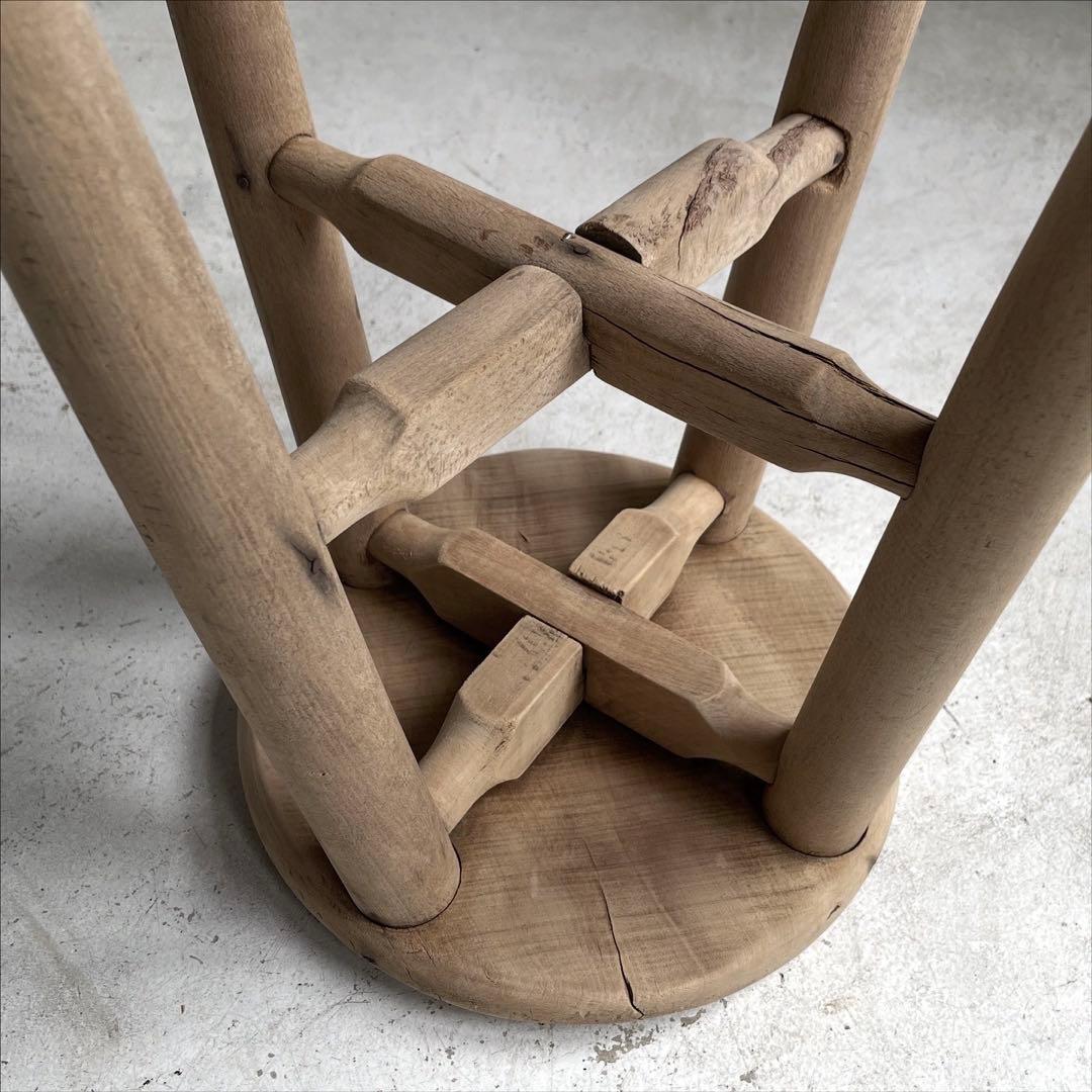 古いスツール　レトロ　丸椅子　古道具　アンティーク