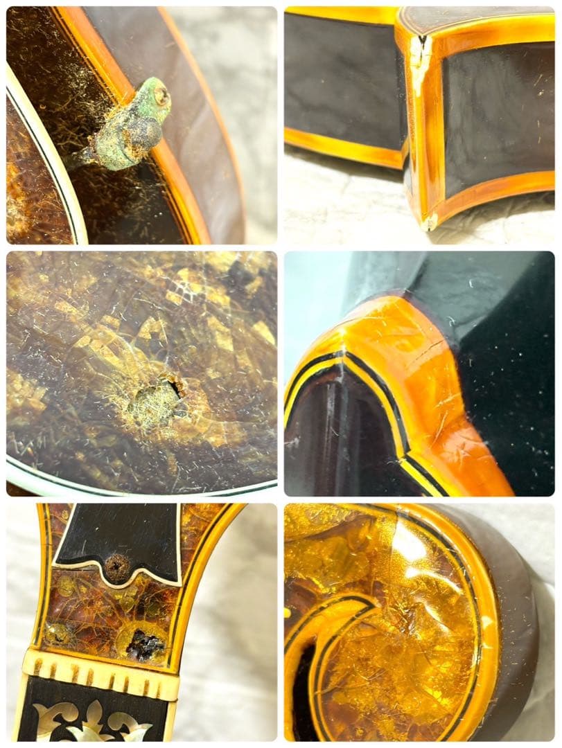 【希少】BlueBell フラットマンドリン F-16 小坂部氏サイン ジャンク