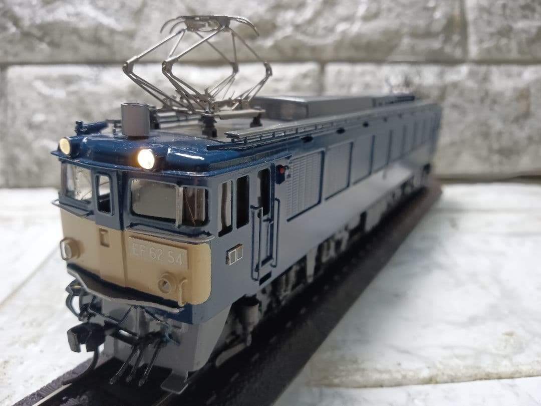 天賞堂】EF62-54号機 ☆ ・前照灯＆テール 「光輝度LED」（真鍮製）の