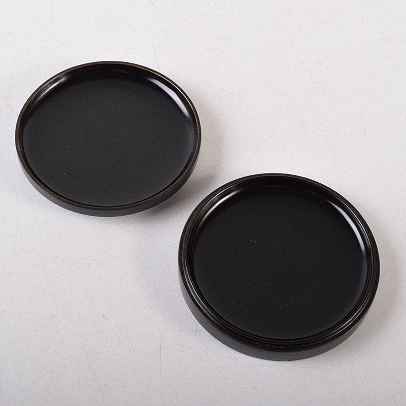 茶道具　塗師　徳山祐哲作　青貝七宝　香合　共箱　V　8120