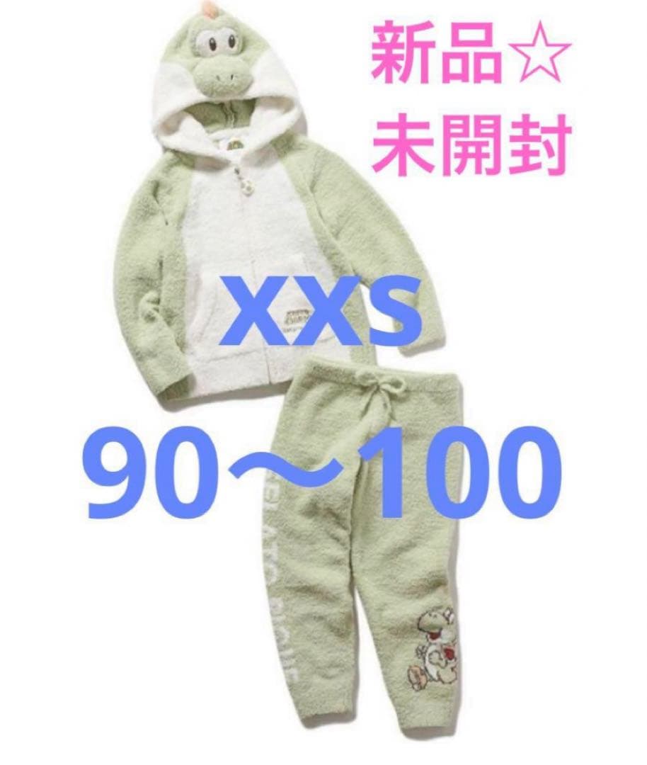 ジェラートピケ×スーパーマリオ ヨッシーパーカー&ショートパンツ